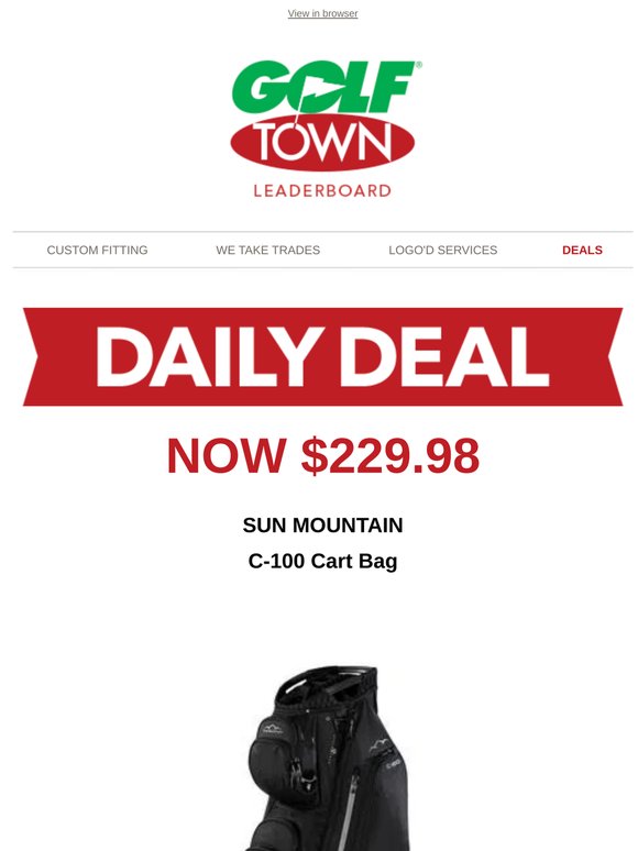 Today's Daily Deal from Golf Town!