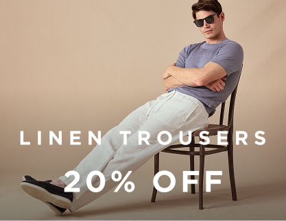 linen trousers