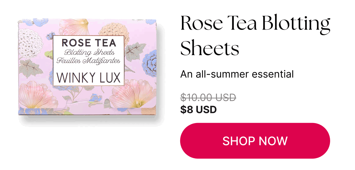 Rose Tea Blotting Sheets [Click here to Shop Now]