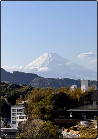Mount Fuji from the shinkansen