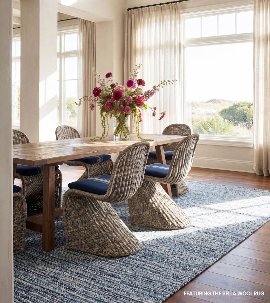 FEATURING THE BELLA WOOL RUG