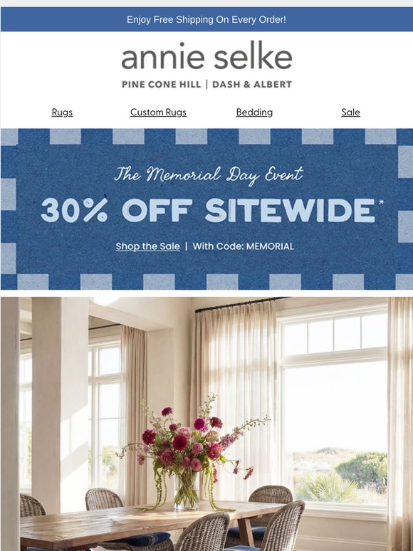 Oversized Rugs, 30% Off