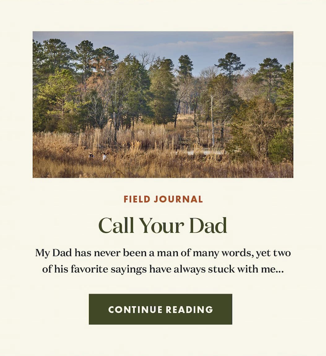 Field Journal - Call Your Dad 