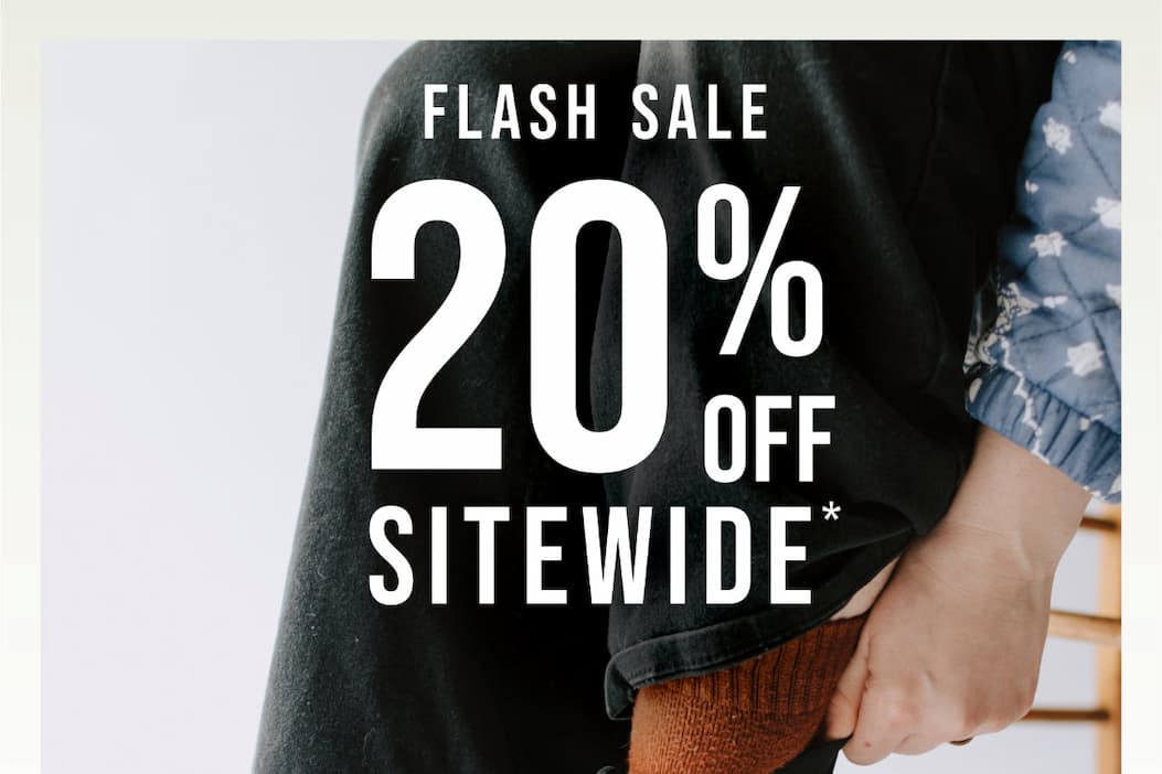 Flash Sale - 20% OFF Sitewide, excluding Indigenous Market items