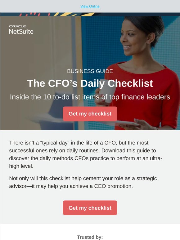 The CFO's Daily Checklist