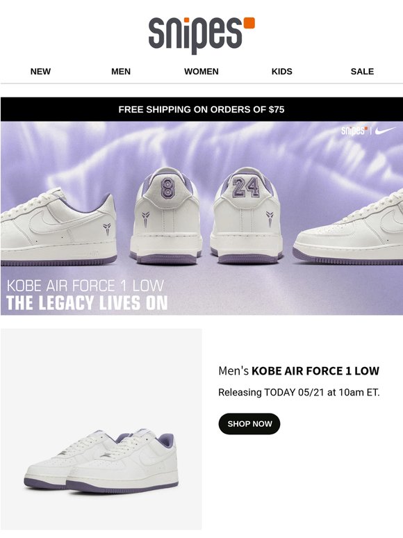🚨Nike Releases: Kobe AF1 Low, Air Max 90, & Sabrina 3