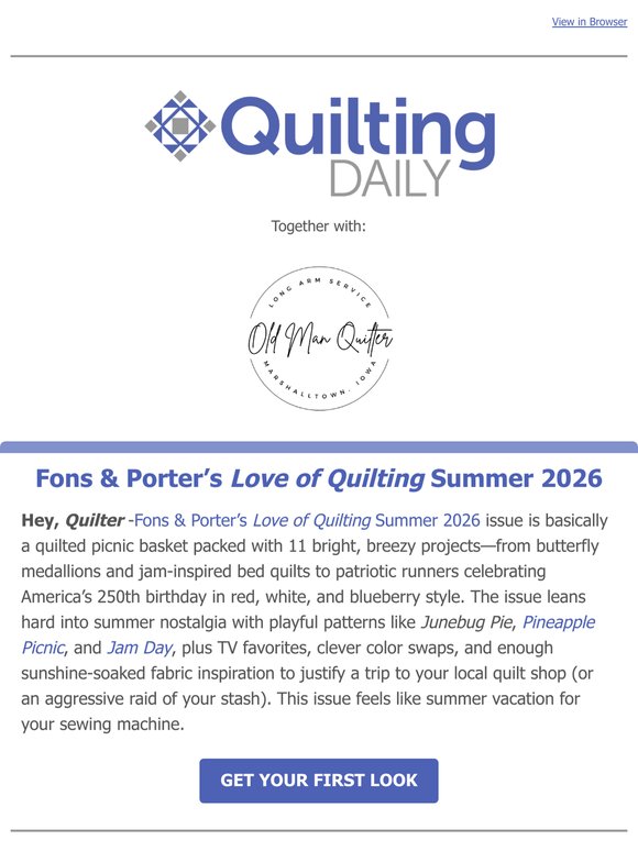 ☀️ Fresh Summer Quilts to Stitch, Share & Love!