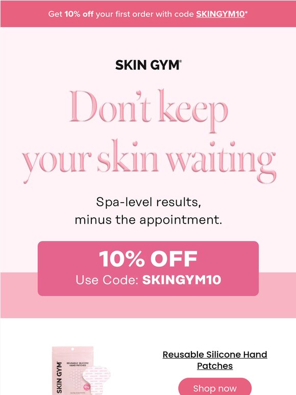 Don’t let your 10% off go to waste
