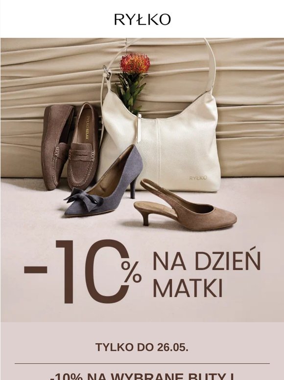 -10% na Dzień Matki 🌷 Wybrane modele w promocji!