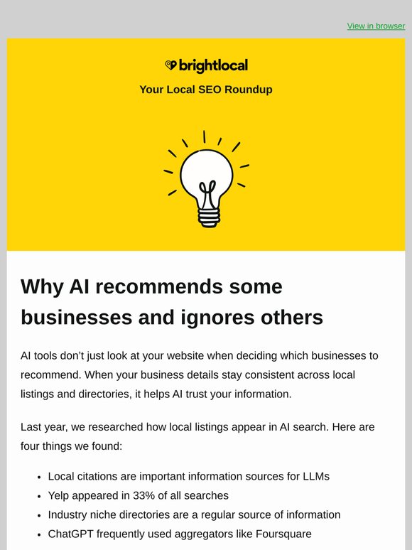 Why AI recommends some businesses and ignores others 👻