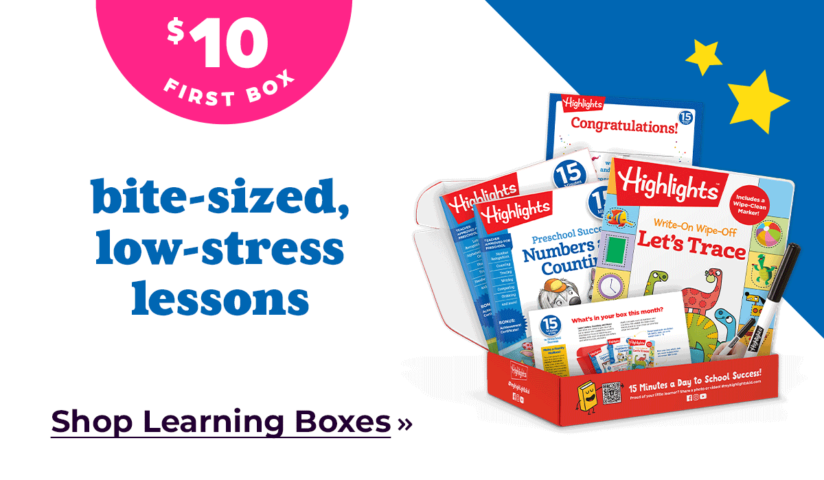 Learning Boxes: $10 for Your First Box!