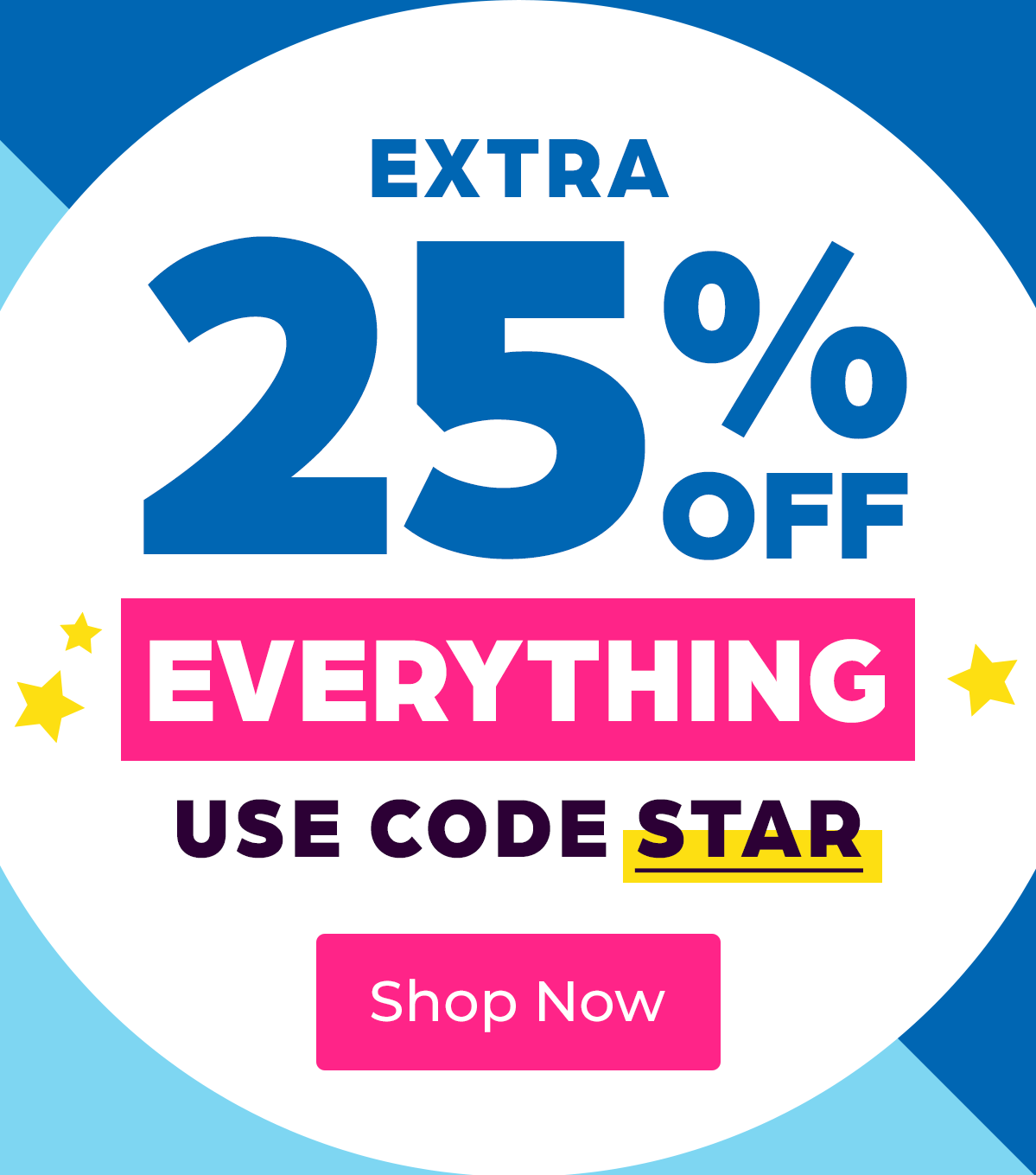 Extra 25% Off Everything With Code STAR!