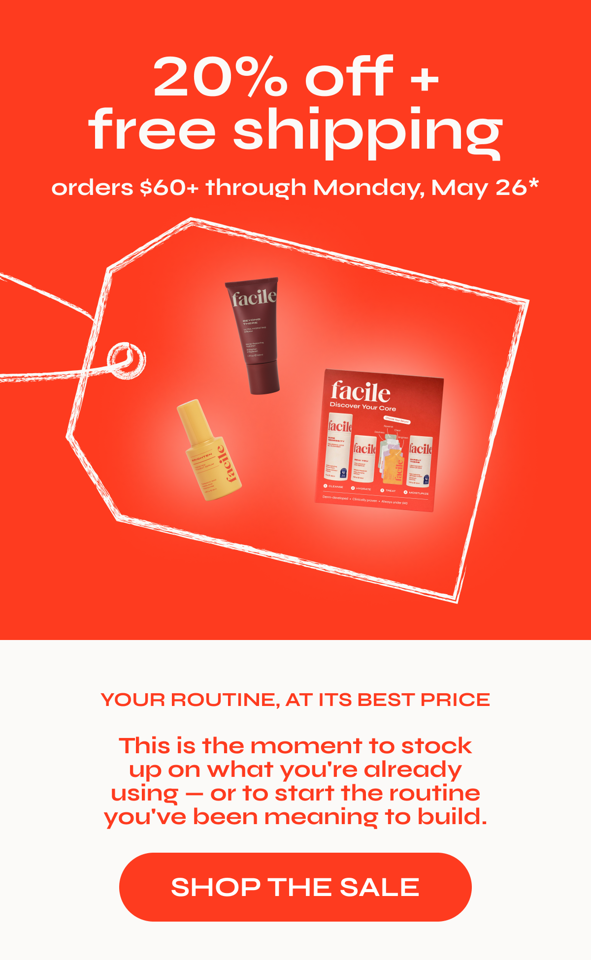Facile - Memorial Day Sale