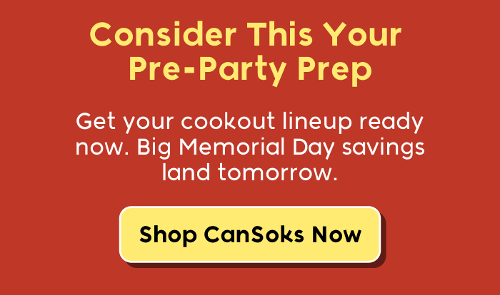Shop CanSoks for BBQ parties.