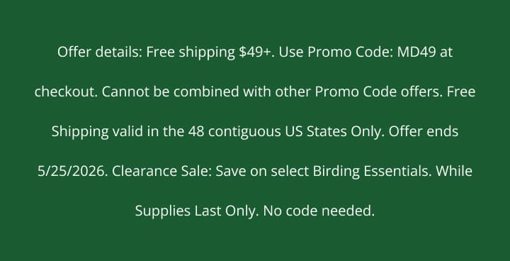 Offer details: Free shipping $49+.