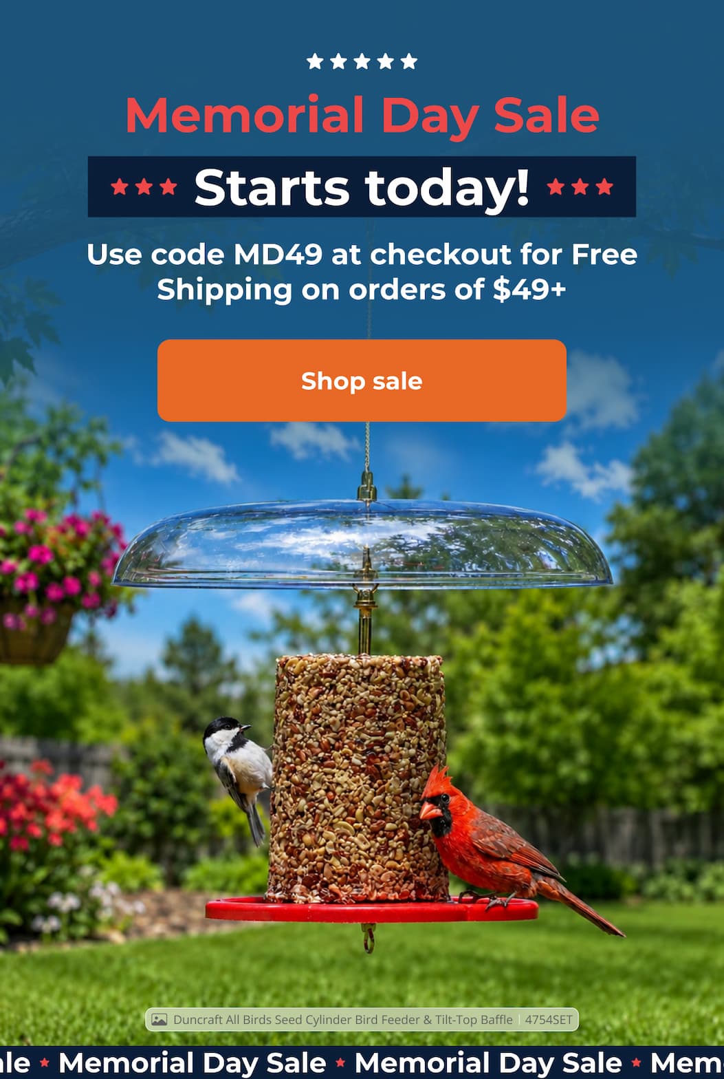 Memorial Day sale is on