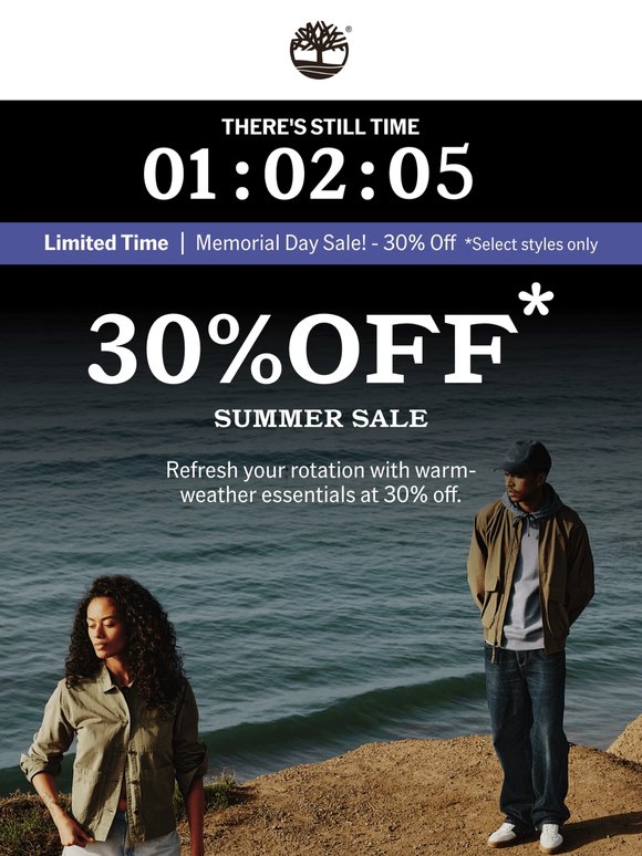 There’s Still Time to Save 30%