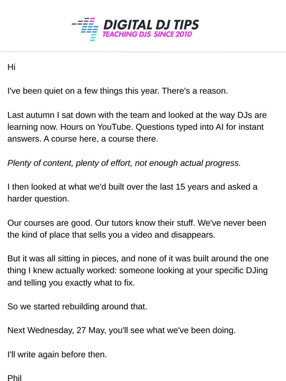 Something I've been holding back on