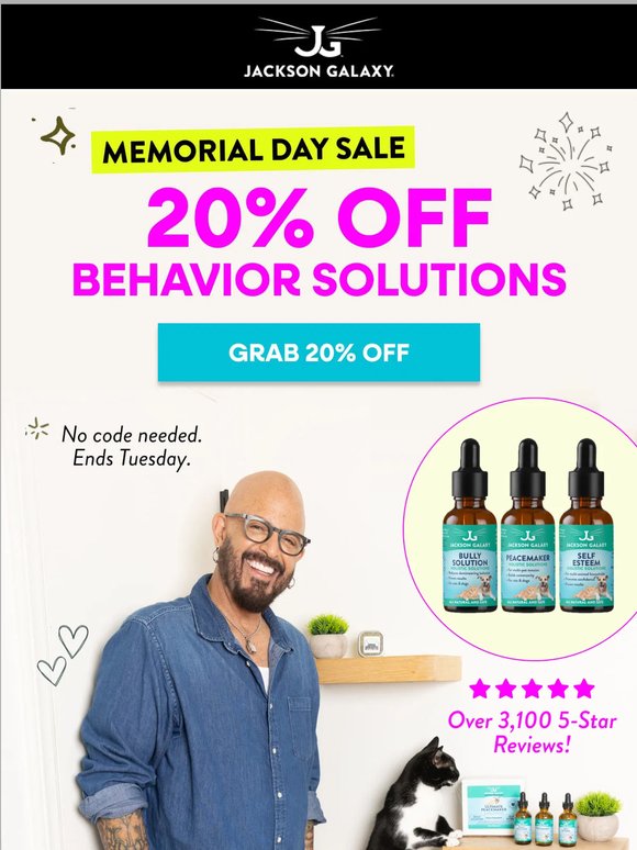 20% Off Behavior Solutions Is Live!
