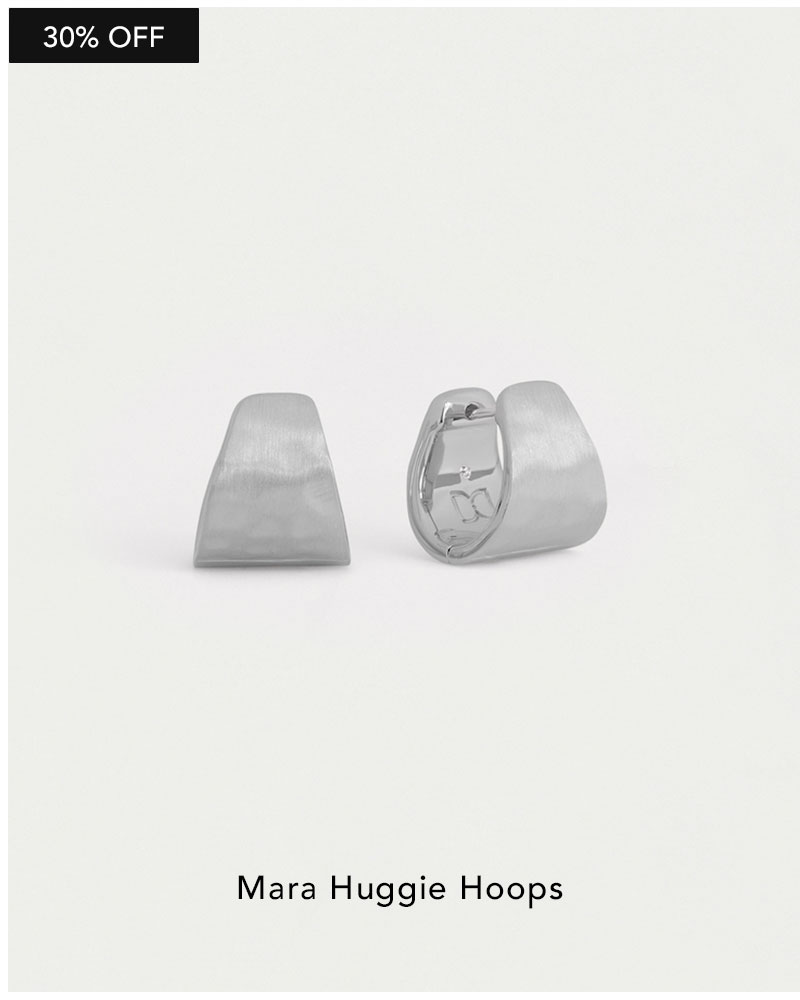 Mara Huggie Hoops.