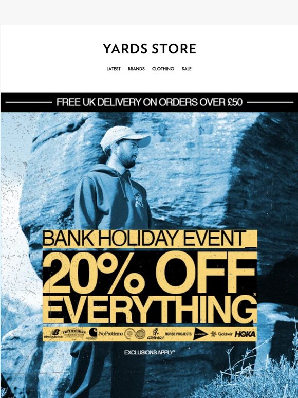 SALE | 20% Off Everything*