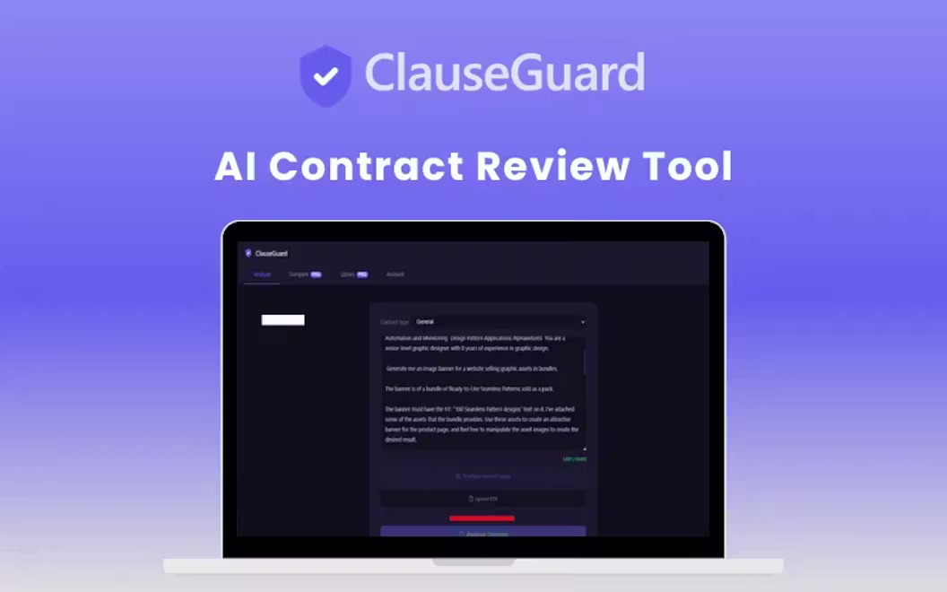 ClauseGuard – AI Contract Review Tool | Lifetime Access
