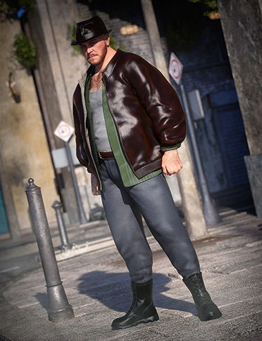 dForce The Pit Outfit for Genesis 9