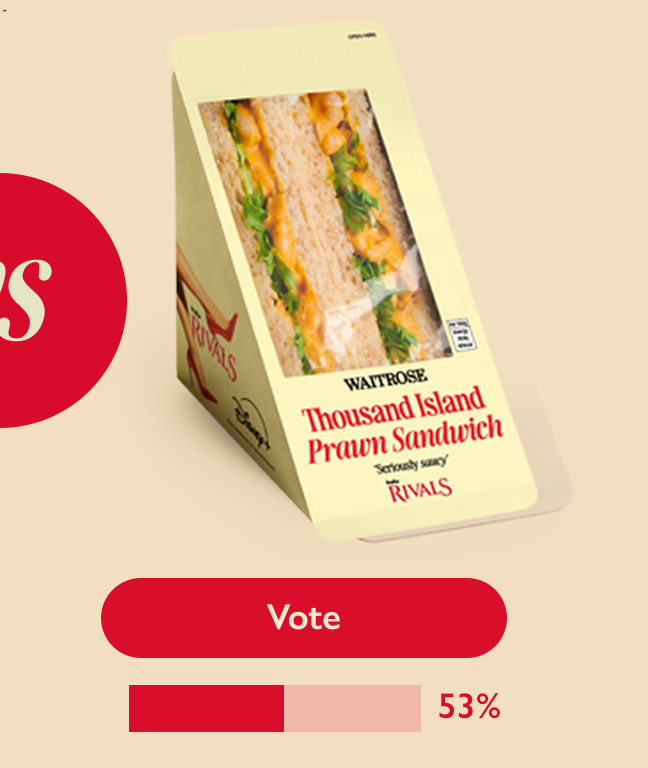 Vote Thousand Island Prawn Sandwich