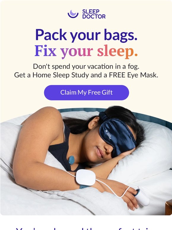 A Gift For Your Best Summer Sleep Yet ✈️