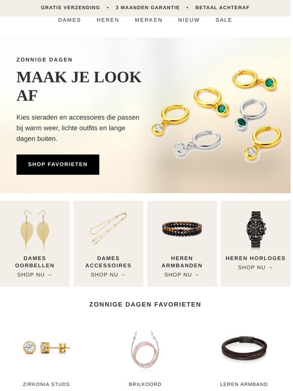 Zonnige dagen favorieten