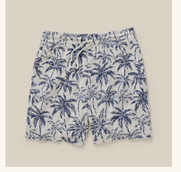Cabana Towel Terry Sweatshort