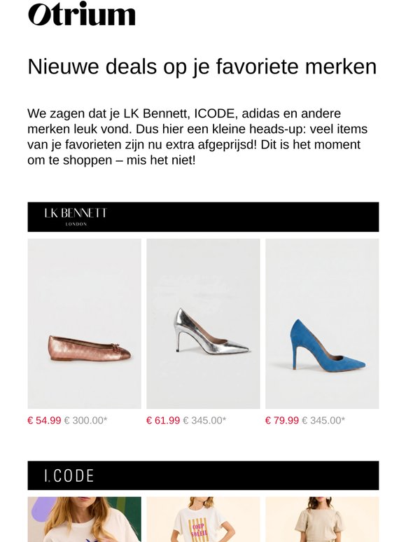 —, nieuwe deals op je favoriete merken!
