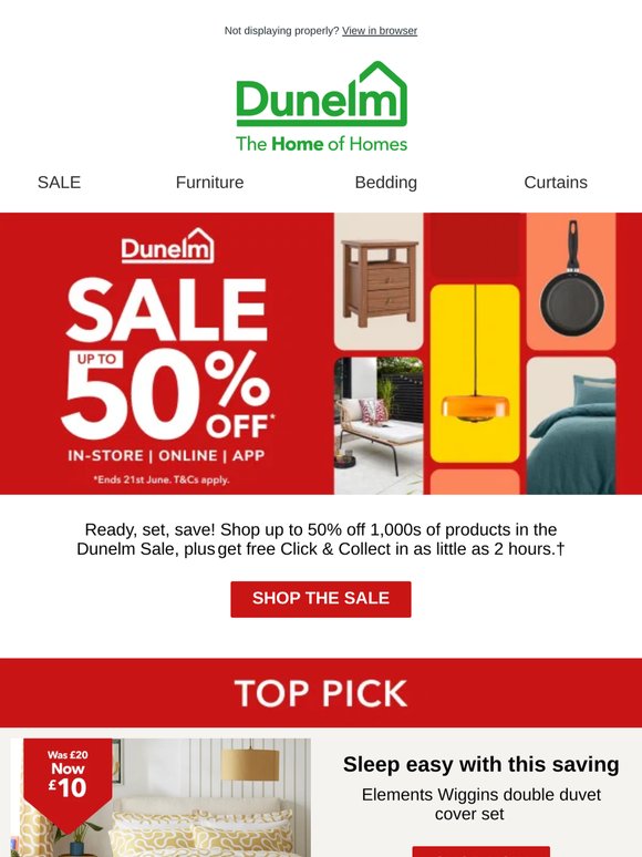 The Dunelm Sale is here!