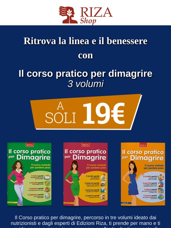 Corso pratico per dimagrire a soli € 19
