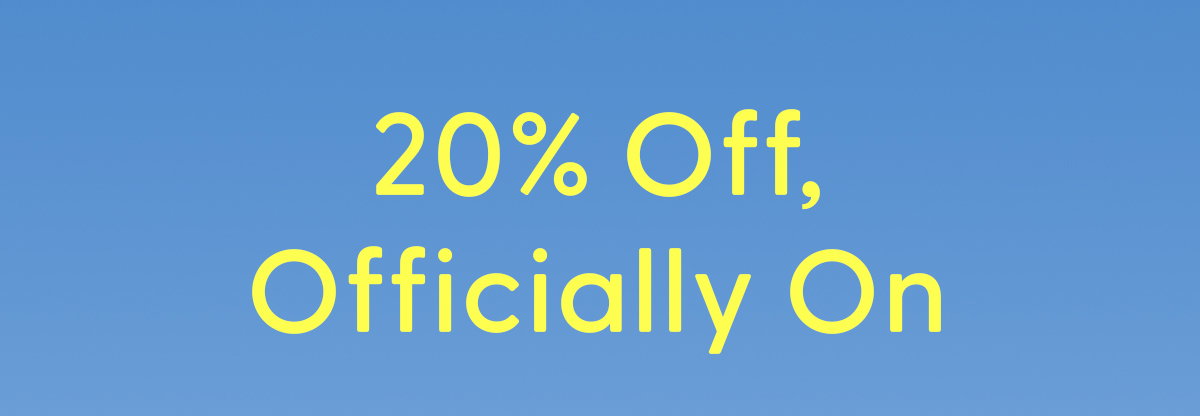 Save 20% 