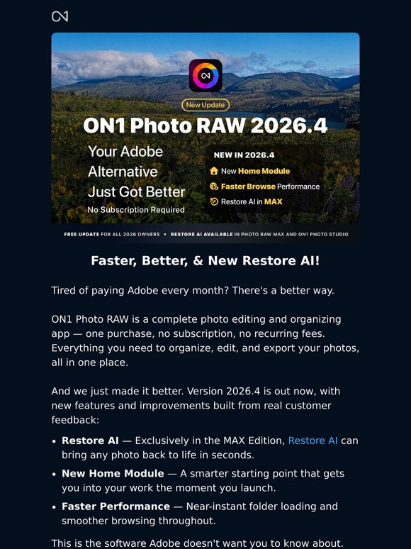 A Better Photo RAW is Here — New Version 2026.4!