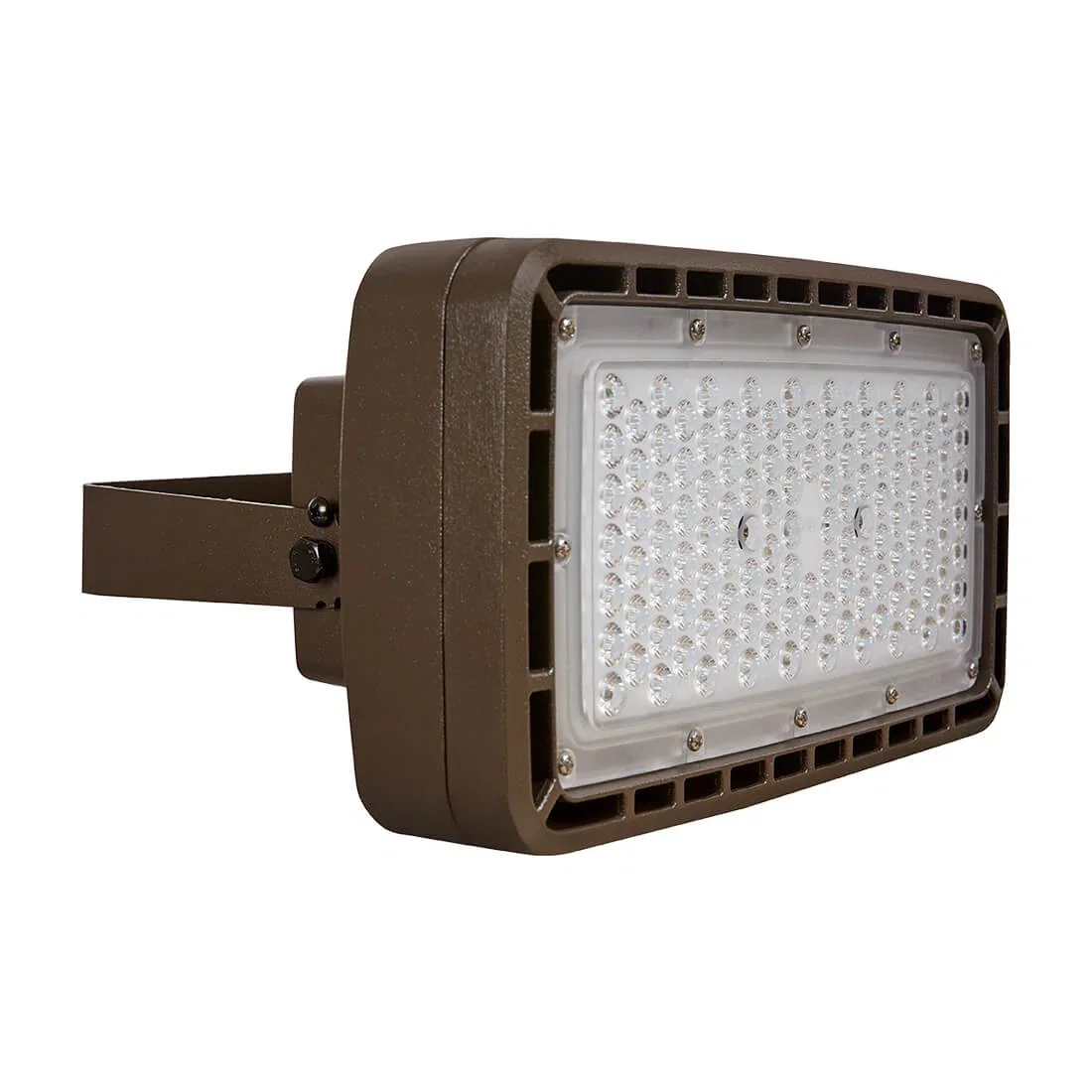 Image of Cree Lighting® Noctura® Series LED Flood Light | 9900 Lumens | 4000K |  NEMA 6x6 Optic | 120-277V |  Medium Bronze