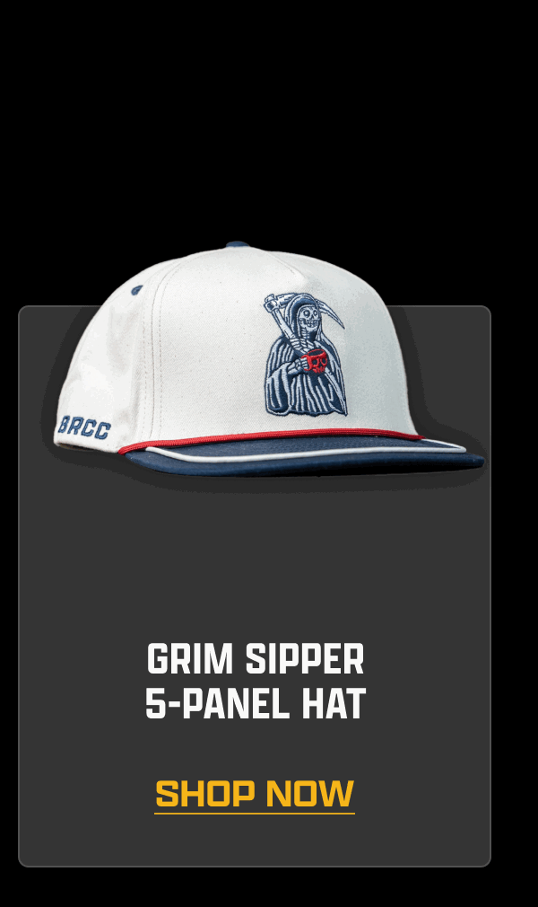 Grim Sipper 5-Panel Hat | [ SHOP NOW ]