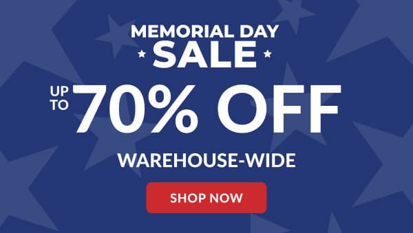 Memorial Day Sale up to 70% off