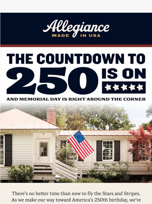 The 250 Countdown Has Begun!