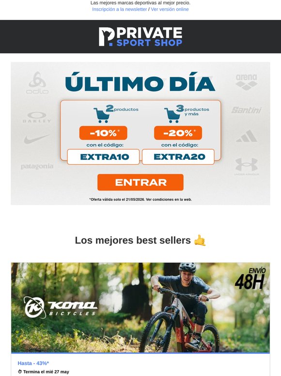 🚨 -20% extra: ¡último día!