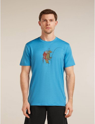 Men's Merino 150 Tech Lite Short Sleeve Tee Bear Catch - Arctic / XL