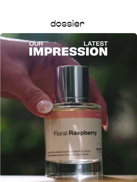 NEW Impression: Floral Raspberry