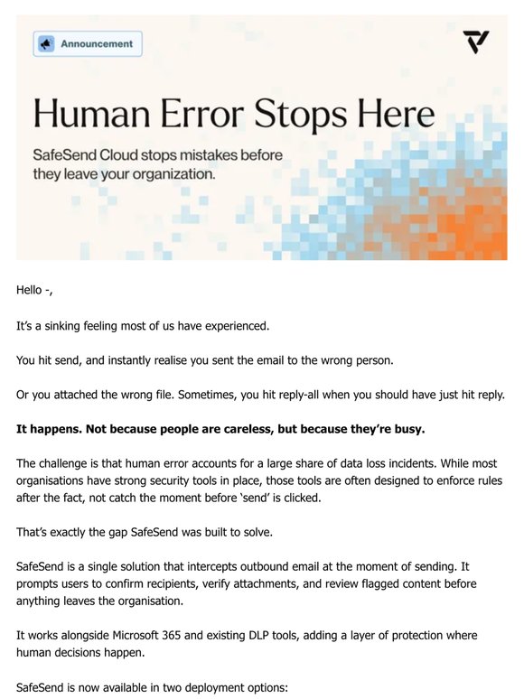 Remember when you sent an email to the wrong person?
