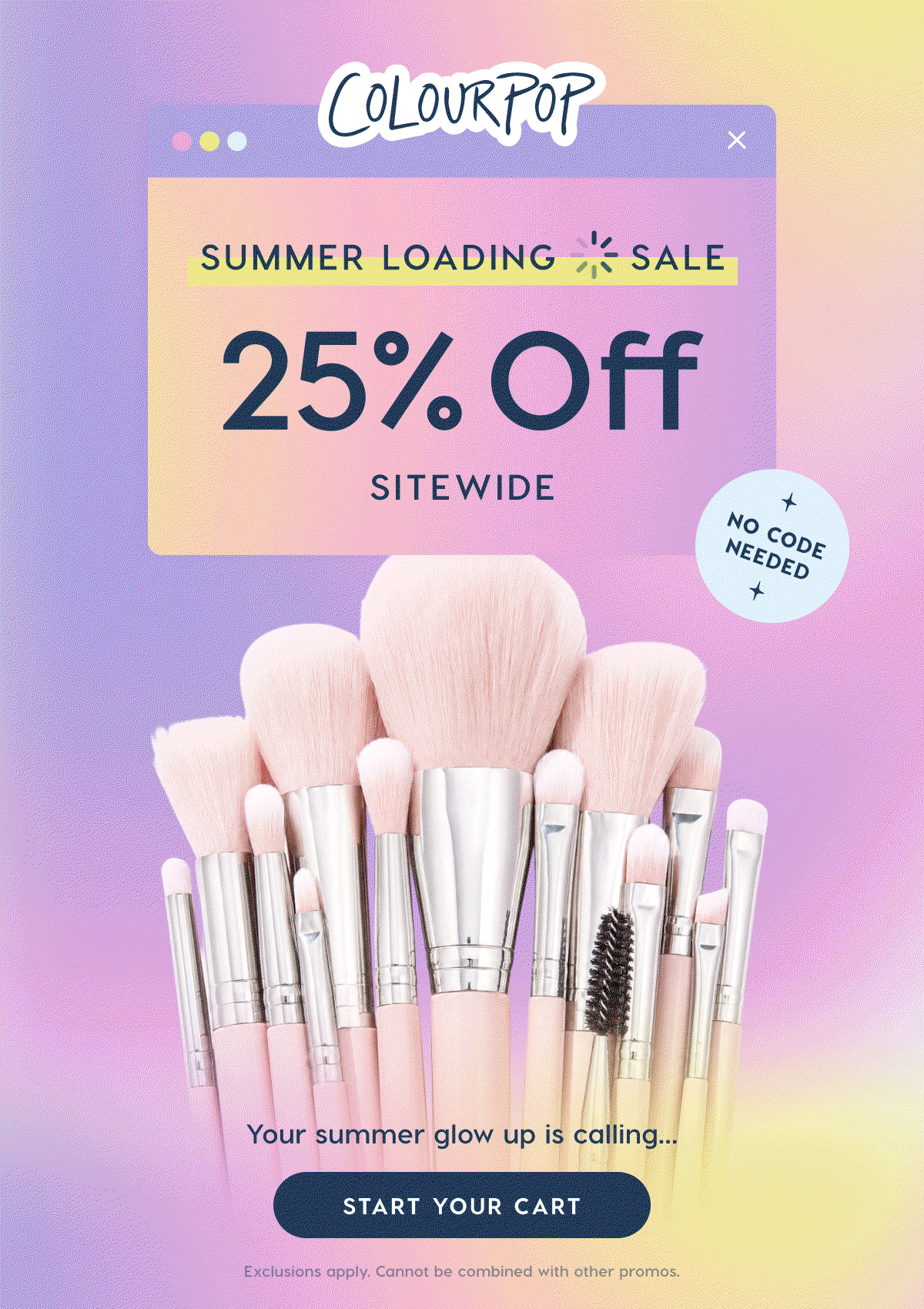 ColourPop | Memorial Day Sale 25% Off Sitewide