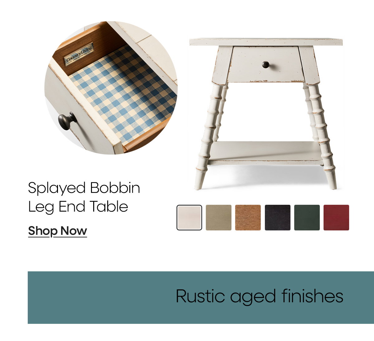 Shop 15% off Bobbin Table!
