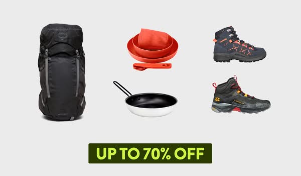 Camping & hiking | Up to 70% off