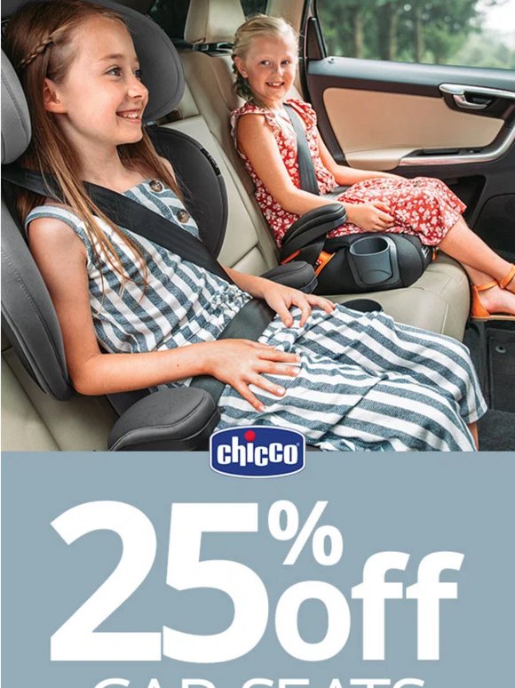 Kickstart Summer with 25% off Car Seats! ☀️