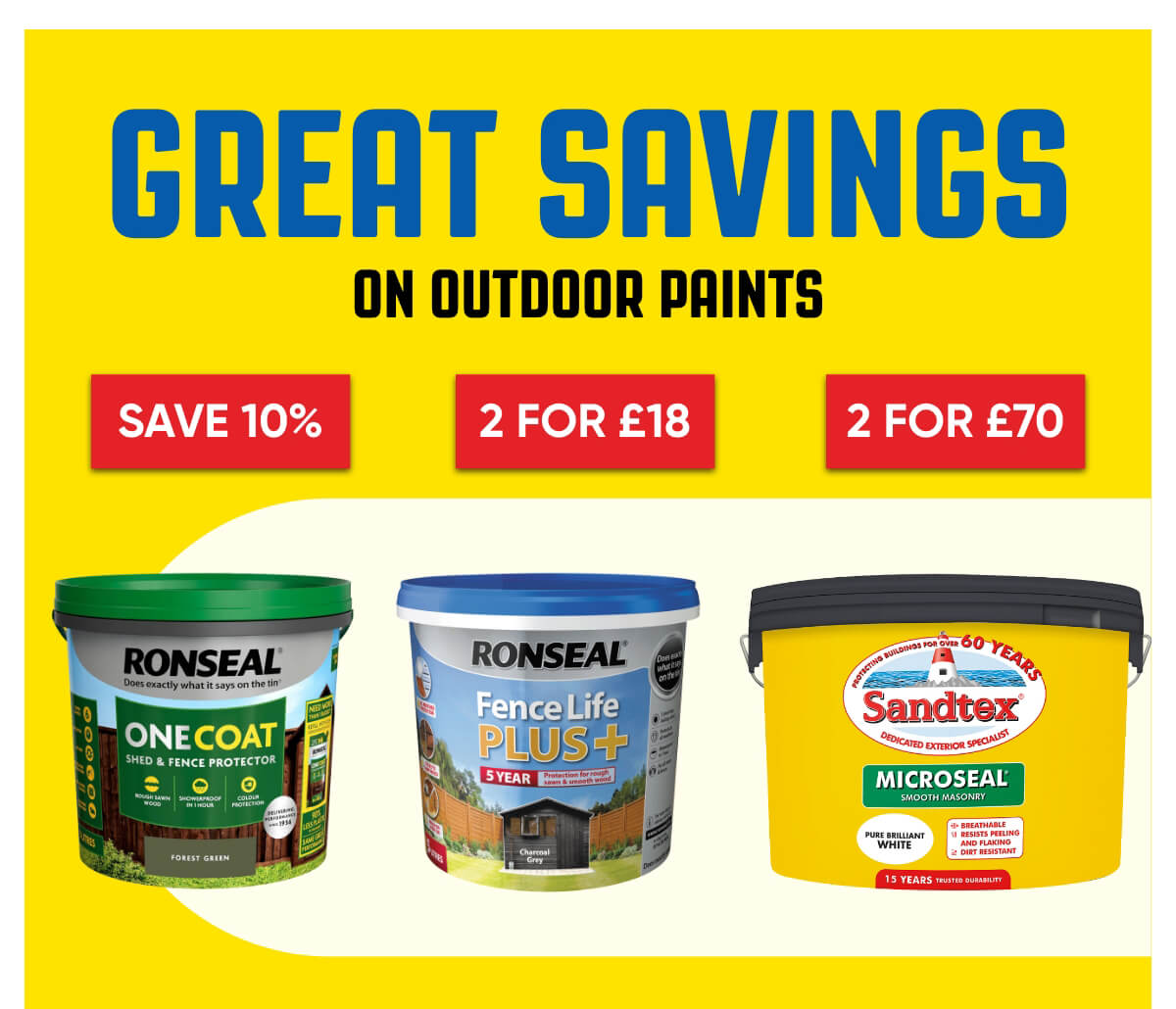 Savings On Outdoor Paint