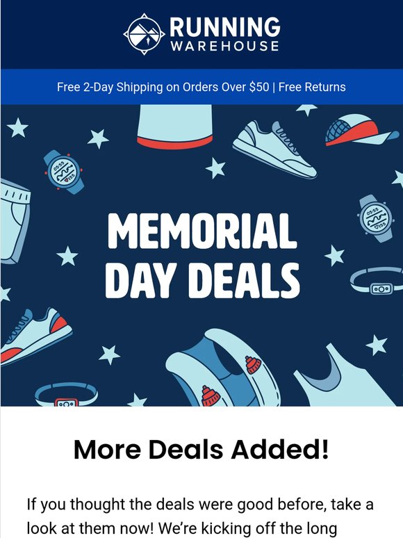 New Deals Added! 25% Off GU, 30% Off Select adidas & More